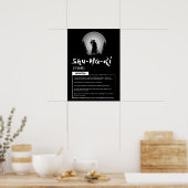 Shu-Ha-Ri - Japans concept voor succes Poster (Keuken)