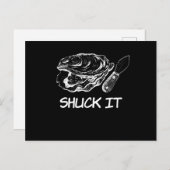 Shuck It Oyster Shell Briefkaart (Voorkant / Achterkant)