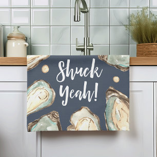Shuck Ja Waterverf Pearl Oyster Theedoek