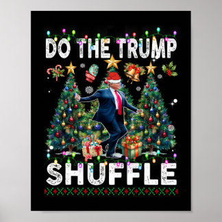 Shuffle Politieke Humor Dance Fun Poster