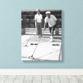 Shuffleboard Canvas Afdruk (Insitu (Houten vloer))