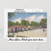 Shuffleboard, Lakeland, Florida Briefkaart (Voorkant / Achterkant)