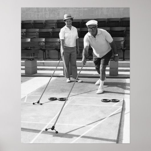 Shuffleboard Poster (Voorkant)