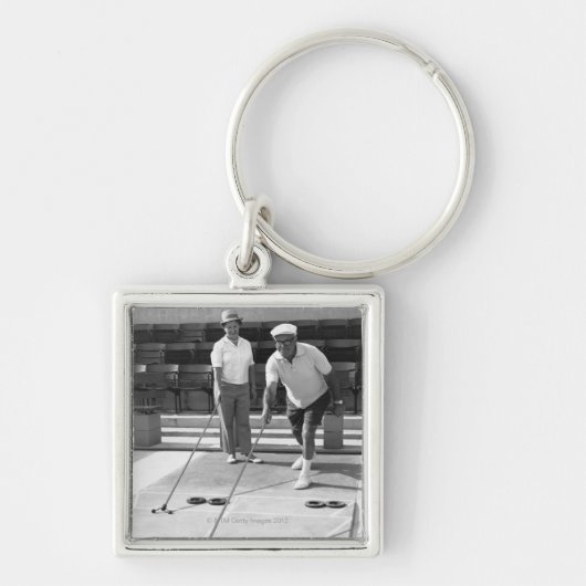 Shuffleboard Sleutelhanger (Voorkant)