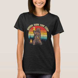 Shuh Duh Fuh Cup Beer Drink Beer Funny Camping T-shirt