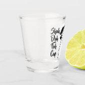 Shuh Duh Fuh Cup en Drink me - grappig Shot Glas (Links)