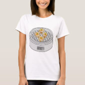 Shumai dim sum cartoon illustratie t-shirt (Voorkant)