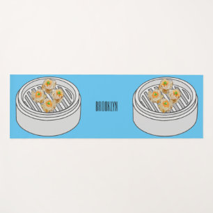 Shumai dim sum cartoon illustratie yogamat
