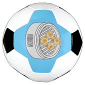 Shumai dim sum cartoontje voetbal (Gedraaid)