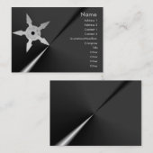 Shuriken Carte de visite (Devant / Derrière)