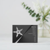 Shuriken Carte de visite (Debout devant)