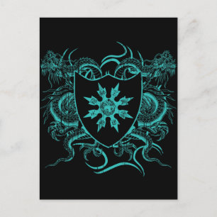 Shuriken Dragons Briefkaart
