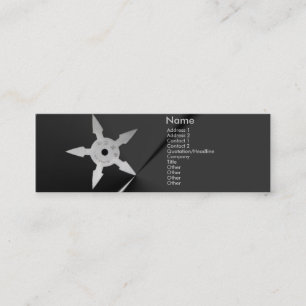 Shuriken-profielkaart Mini Visitekaartje