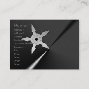 Shuriken-profielkaart Visitekaartje