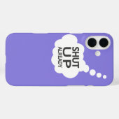 "Shut Up" aangepaste kleur iPod Touch case (Achterkant (horizontaal))