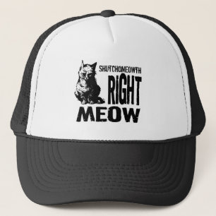 ShutchoMEOWTH Juiste MEOW! Funny Evil Kat Trucker Pet