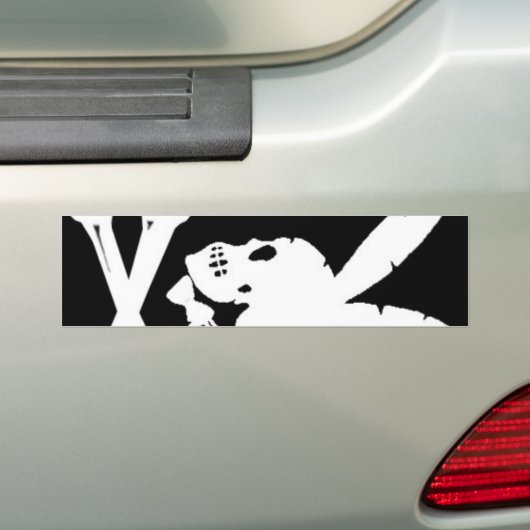 Shutter Club Jolly Roger Bumpersticker (Op auto)
