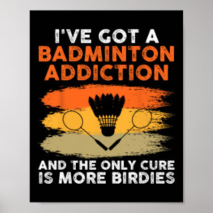 Shuttle Badminton Player 7 Poster