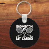 Shuttle Badminton Player 8 Sleutelhanger (Voorkant)