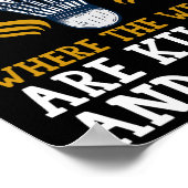 Shuttle Badminton Player Poster (Hoek)