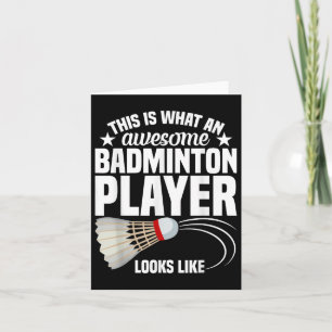 Shuttle Badminton Wedstrijd Geweldige Badminton Sp Kaart