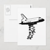 Shuttle Bomber Briefkaart (Voorkant / Achterkant)