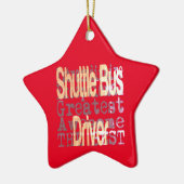 Shuttle Bus Driver Extraordinaire Keramisch Ornament (Links)