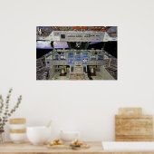Shuttle cockpit poster (Keuken)