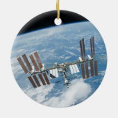 Shuttle Docks met het internationale ruimtestation Keramisch Ornament (Achterkant)