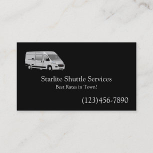 Shuttle Driver Ride Service Visitekaartje