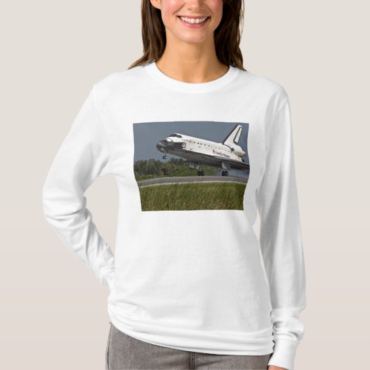 Shuttle Endeavor landing Kennedy Space Center T-shirt (Voorkant)