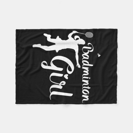 Shuttle Girls - Badminton Meisje Fleece Deken (Voorkant (Horizontaal))