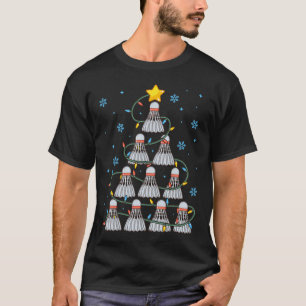 Shuttle Graphic Badminton Player Shirt Gift Christ