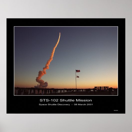 Shuttle-ksc-01pp-0437 Poster (Voorkant)
