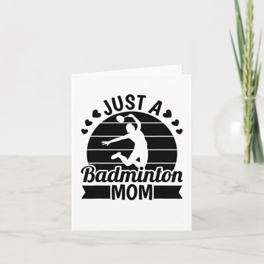 Shuttle Player Court - Team Racket Slechts Een Bad Kaart (Voorkant)