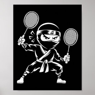 Shuttle Racket - Team Player Badminton Nin Poster