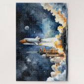 Shuttle-raket opstijgen legpuzzel (Verticaal)