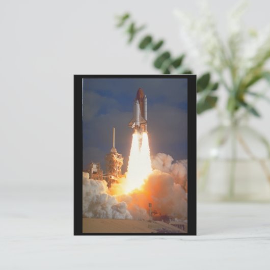 Shuttle start_Space Briefkaart (Staand voorkant)