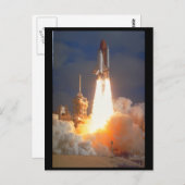 Shuttle start_Space Briefkaart (Voorkant / Achterkant)