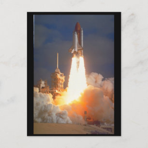 Shuttle start_Space Briefkaart