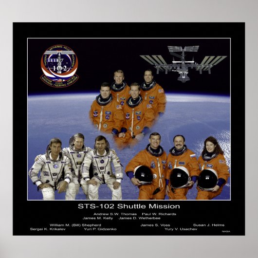 Shuttle-sts102-s-002 Poster (Voorkant)