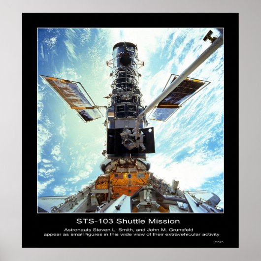 Shuttle-sts103_713_048 Poster (Voorkant)