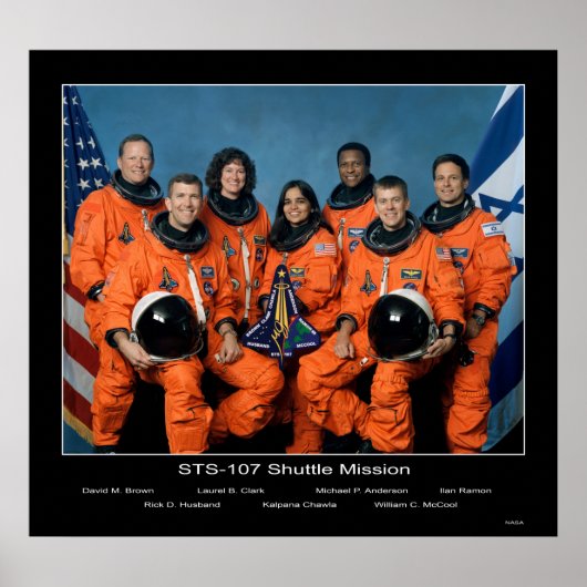 Shuttle-sts107-s-002 Poster (Voorkant)