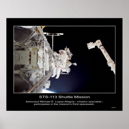 Shuttle-sts13-307-009 Poster (Voorkant)