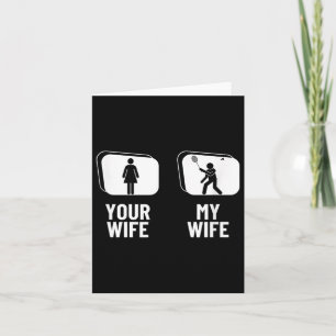 Shuttle Your Wife Mijn vrouw Echtgenoot Funny Badm Kaart