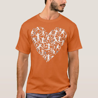 Shuttlecock als hartbadminton t-shirt