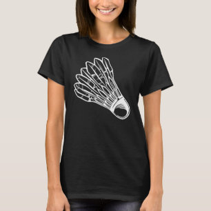 Shuttlecock Badminton Liefde Team Speler Coach 2 T-shirt