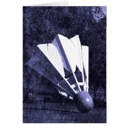 Shuttlecock Blues All Occasion Blank Wenskaart