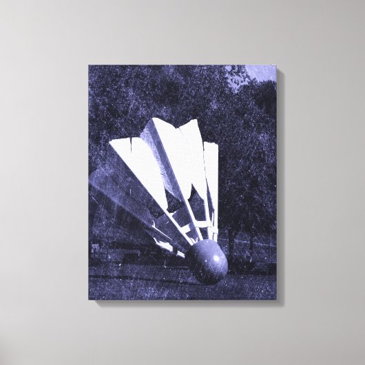 Shuttlecock Blues Canvas Afdruk (Voorkant)