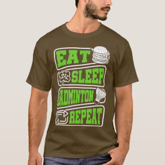 Shuttlecock Club Outfit for Players Coaches Fans B T-shirt